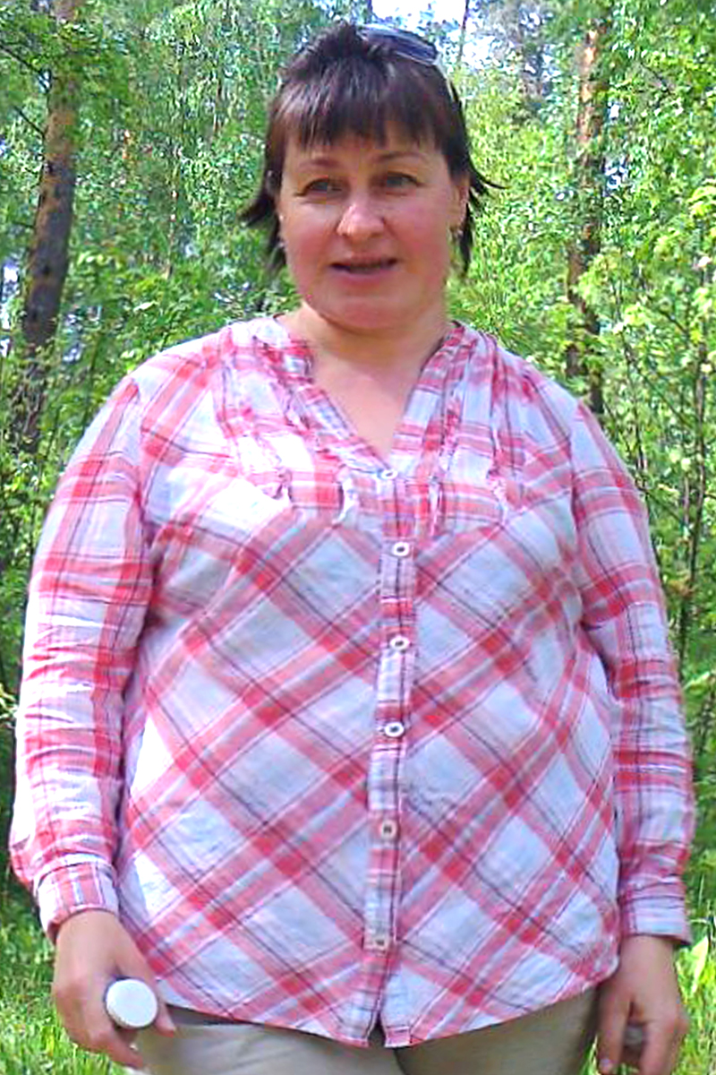 Альфия Касимова до диеты