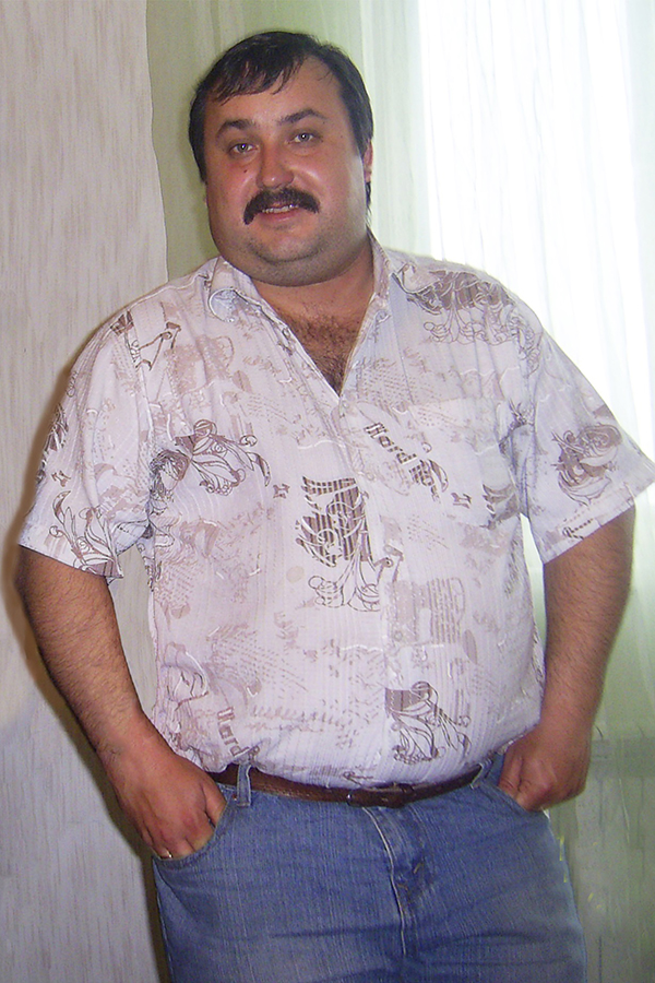 Олег Глотов до диеты
