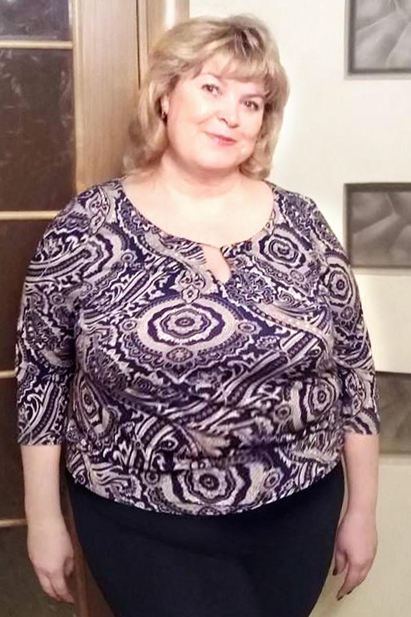 Лариса Кулемина до диеты